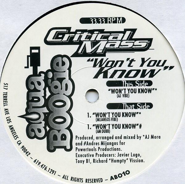 Critical Mass  - Won't You Know