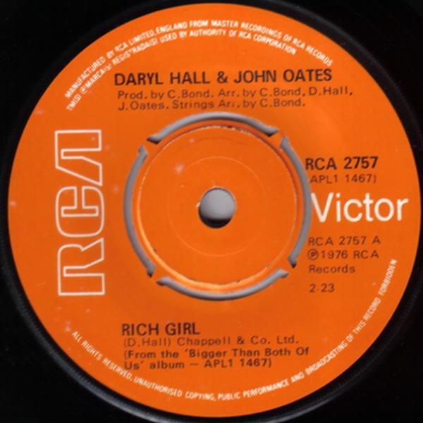 Daryl Hall & John Oates - Rich Girl