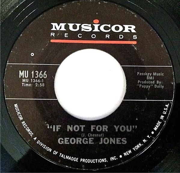 George Jones  - If Not For You