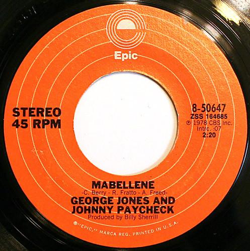 George Jones , Johnny Paycheck - Mabellene