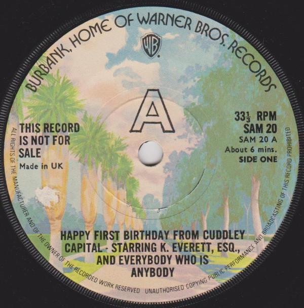 Kenny Everett - Happy First Birthday From Cuddly Capital Starring K. Everett, Esq., And Everybody Who Is Anybody