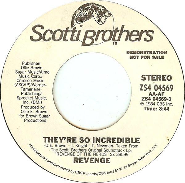 Revenge  - They're So Incredible
