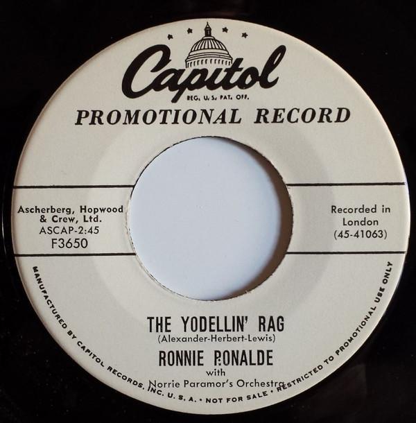 Ronnie Ronalde, Norrie Paramor And His Orchestra - The Yodellin' Rag