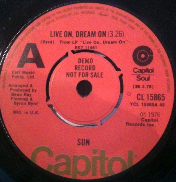 Sun  - Live On, Dream On