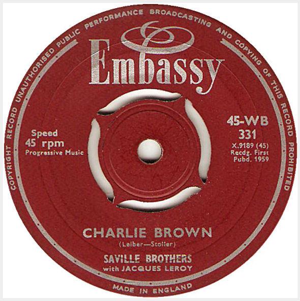 The Saville Brothers, Jacques Leroy , Joe Julian - Charlie Brown / Side Saddle